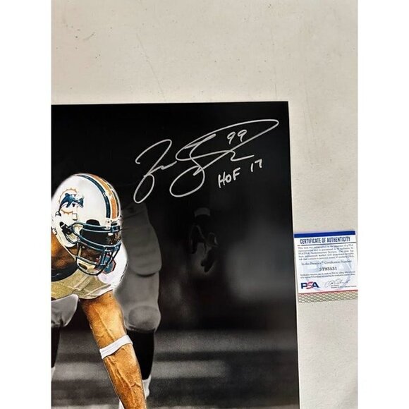 Jason Taylor signed HOF 17 autographed Miami Dolphins 16x20 Photo PSA/DNA - Picture 2 of 3
